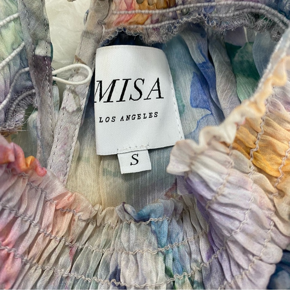 MISA LOS ÁNGELES Ella Abstract Watercolor Dress - Picture 4 of 5